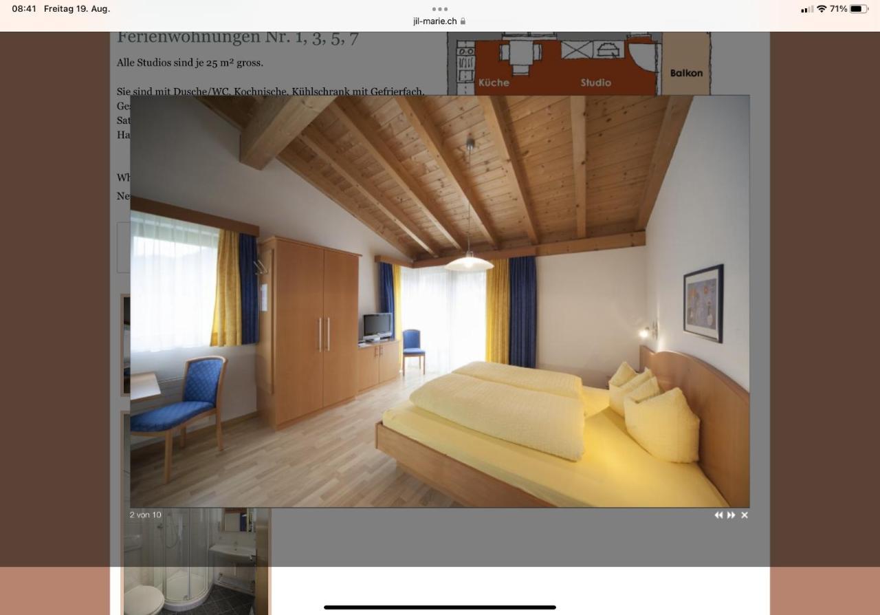 Jil-Marie Samnaun Studiowohnung Nummer 3 外观 照片